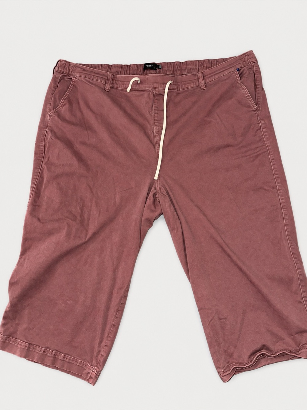 Torrid Size 6 Dusty Rose Stretch Bermuda Shorts Pull-On Drawstring Plus Size
